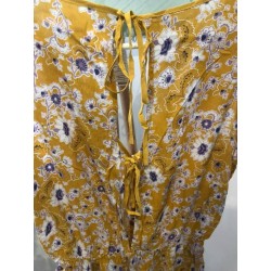 Combinaison Fleuri Moutarde