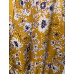 Combinaison Fleuri Moutarde